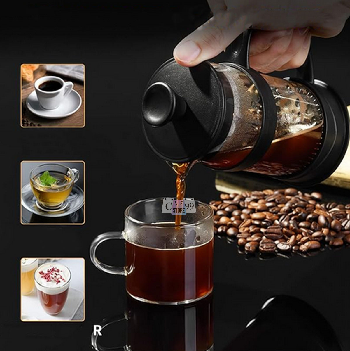 Cafetera Francesa Expreso Manual De 350